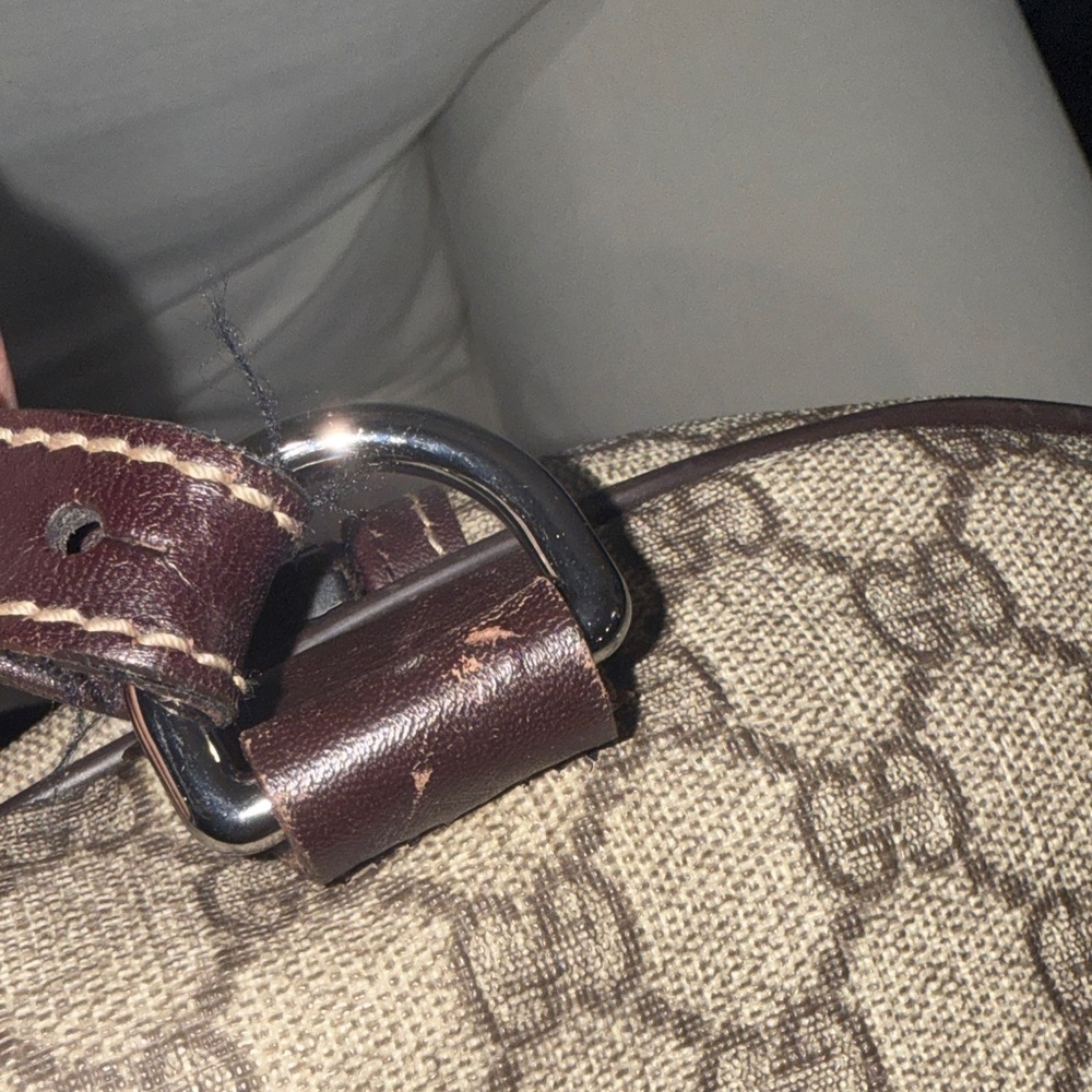 Gucci Monogram GG canvas Duffel Bag with detachable strap - Picture 12 of 16